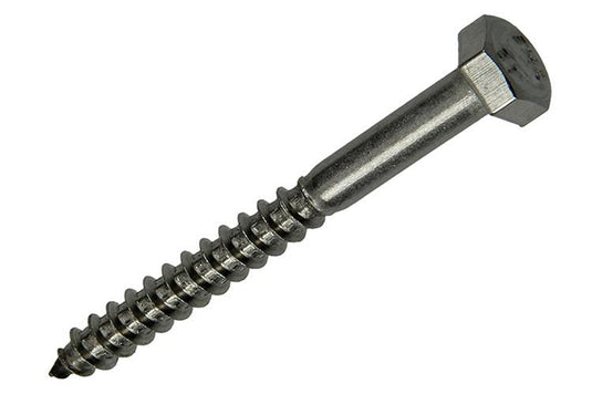 Mack 1019766 - houtdraadbout roestvrijstaal 3 st 6 x 60 mm | 10 stuks