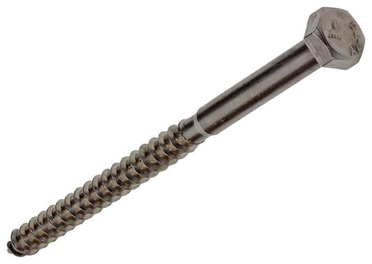 Mack 1019773 - houtdraadbout roestvrijstaal 1st 8 x 120 mm | 10 stuks