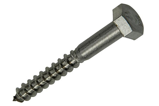 Mack 1019777 - houtdraadbout roestvrijstaal 1st 10 x 80 mm | 10 stuks