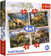 Trefl puzzel - 4-in-1 dinosaurus legpuzzel voor kinderen.