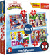Trefl spidey en vrienden 4-in-1 puzzel