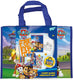 Totum paw patrol speelgoed luxe vakantie teken- sticker en kleurmap - carry along set voor uit en thuis - creatief speelgoed junior tekenen kleuren stickeren vanaf 3 jaar