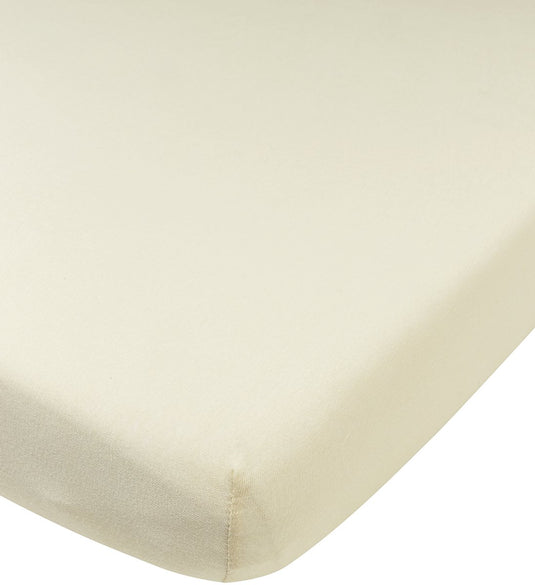 Meyco baby uni hoeslaken juniorbed - jersey - nature - 70x140 150cm