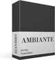 Ambiante jersey - hoeslaken - 200x200 210 - antraciet