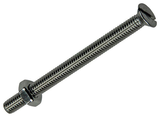 Mack 1019809 - metaalschroef verz. kop + moer rvs 7 st m4x50 | 10 stuks
