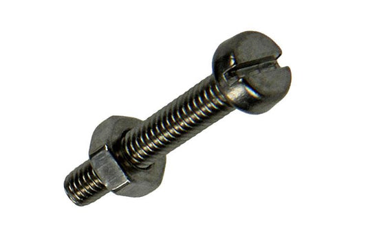 Mack 1019818 - metaalschroef cyl. kop + moer rvs 12 st m3x16 | 10 stuks