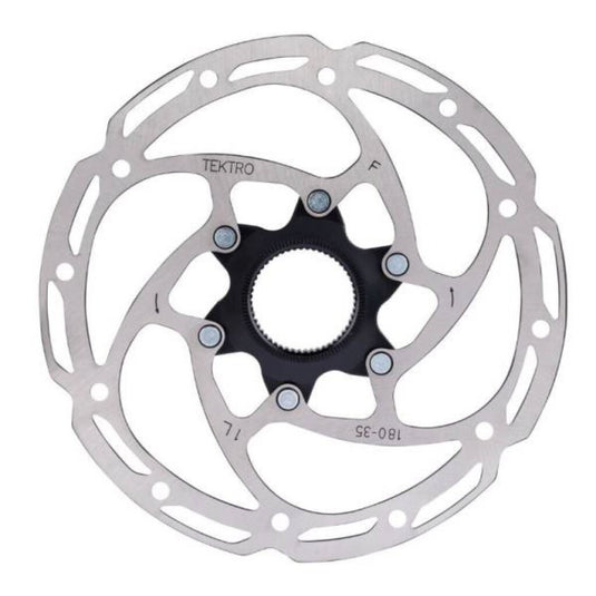 Tektro remschijf tr180-35 180mm centerlock zilver