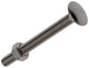 Mack 1019833 - houtbout + moer roestvrijstaal 1 st m8 x 80 mm | 10 stuks