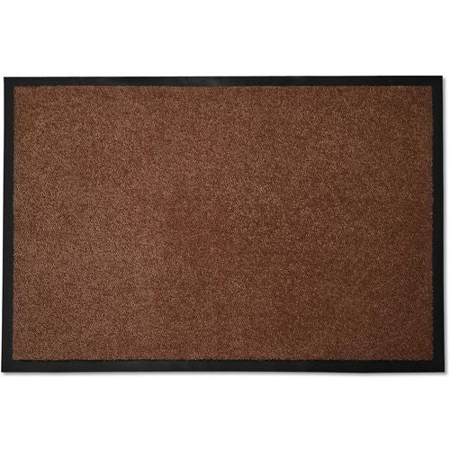 Deurmat monochroom bruin 200x200