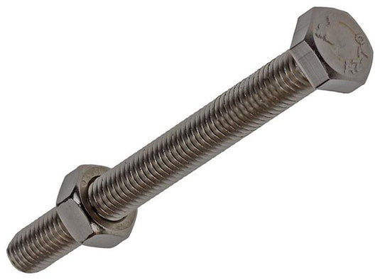 Mack 1019849 - tapbout + moer roestvrijstaal 1 st m10x80 | 10 stuks