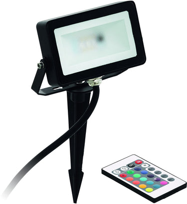 Eglo faedo prikspot voor buiten - kleur rgb - ip44 - zwart