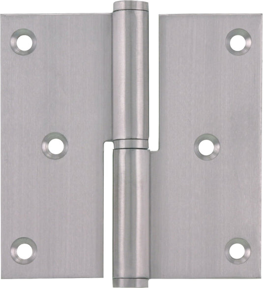 Starx kogelpaumelle rechte hoeken 89 x 89mm geborsteld rvs 3 stuks