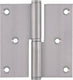 Starx kogelpaumelle rechte hoeken 89 x 89mm geborsteld rvs 3 stuks