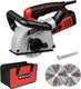 Einhell muurfrees te-ma 1500 - 1500 w - ø125 mm - groefdiepte 5-30 mm - groefbreedte 8-30 mm - stofafzuiging - incl. 2x diamantslijpschijven