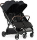 Deryan luxe rolo x2 v2 duo buggy - compacte dubbele buggy - zwart