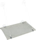 Trixie kattenmand hangmat raam velours grijs