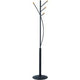 Maul aura kapstok - 4 haak - standvoet - zwart - 1 stuk - ø 38.5 x 179.5 cm -