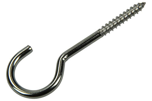 Mack 1019899 - schroefhaak roestvrijstaal 1 st 6,0x60 mm | 5 stuks
