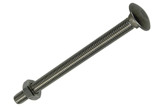 Mack 1019921 - houtbout + moer roestvrijstaal 1 st m10 x 130mm | 10 stuks