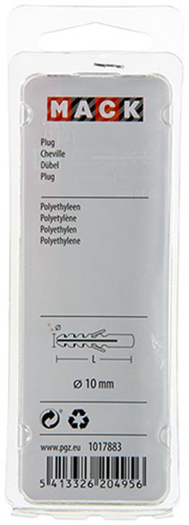 Load image into Gallery viewer, Mack 1017883 - plug polyethyleen 8 st 10 mm | 5 stuks
