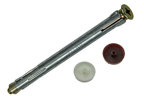 Mack 1017919 - metalen kozijnplug staal verzinkt 4 st 10 x 112 mm | 5 stuks
