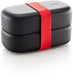 Lékué lunchbox broodtrommel - to go - limited edition - 1 l - black