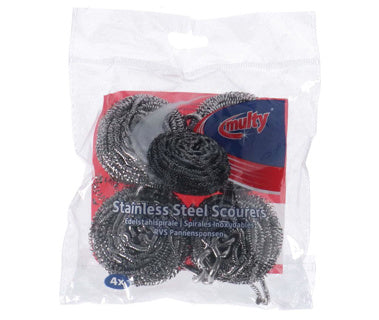 Multy rvs sponsen 4 stuks | 6 stuks