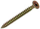 Mack 1017974 - spaanplaatschroef vz kop geelverz. 37st 4,0 x 45 mm | 5 stuks