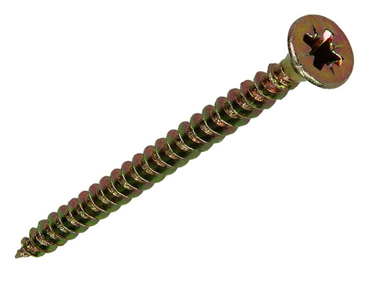 Load image into Gallery viewer, Mack 1017975 - spaanplaatschroef vz kop geelverz. 35st 4,0 x 50 mm | 5 stuks
