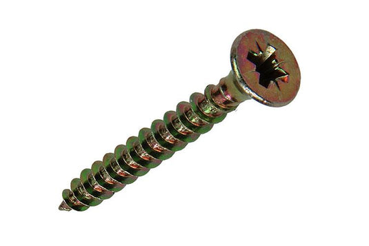 Mack 1017979 - spaanplaatschroef vz kop geelverz. 40st 4,5 x 35 mm | 5 stuks