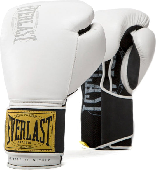 Everlast 1910 classic training - bokshandschoenen - 16 oz - wit