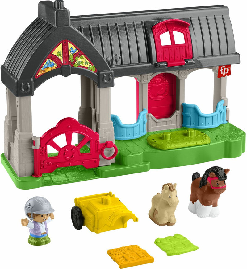 Load image into Gallery viewer, Fisher-price little people vriendelijke paardenstal - speelfiguur
