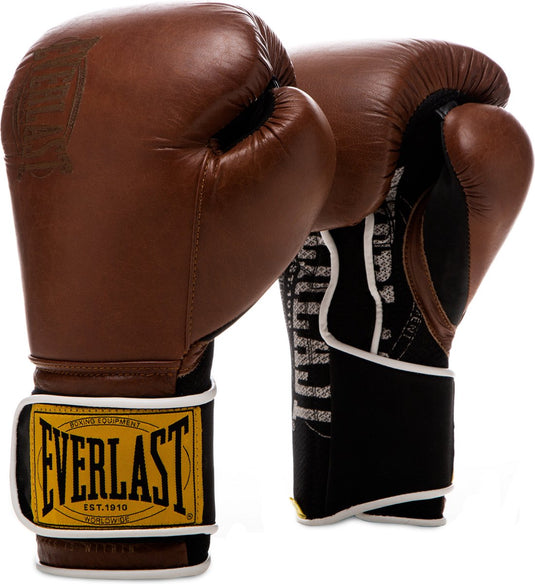 Everlast 1910 classic training bokshandschoenen - vintage bruin - 16 oz