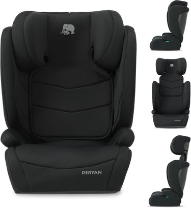 Deryan charlie basic i-size autostoeltje - 3,5 tot 12 jaar - zwart