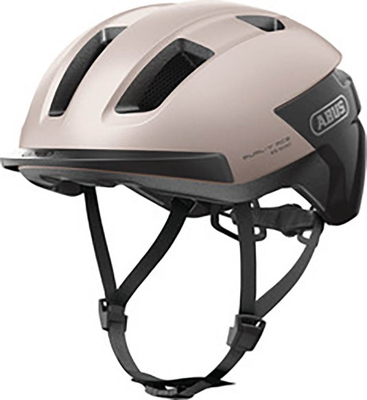 Abus fietshelm purl-y ace champagne gold l - 57-61 cm - beige - geschikt voor gebruik op speed pedelecs - elektrische fietsen - snorfietsen - nta-8776 360 g