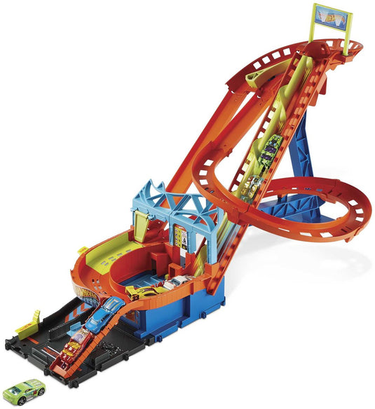 Hot wheels achtbaan rally
