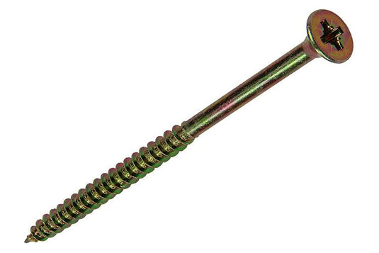 Mack 1017998 - spaanplaatschroef vz kop geelverz. 14st 6,0 x 100 mm | 5 stuks