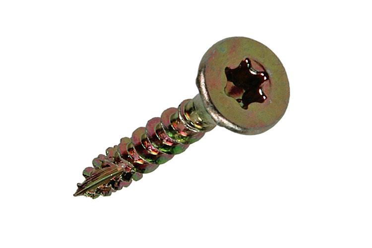 Load image into Gallery viewer, Mack 1018003 - spaanplschr.vzkop-zelfb. geelverz.100 st 3,5 x 20 mm | 5 stuks
