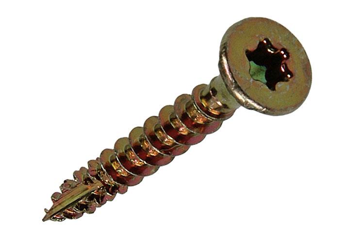 Load image into Gallery viewer, Mack 1018004 - spaanplschr.vzkop-zelfb. geelverz. 85 st 3,5 x 25 mm | 5 stuks
