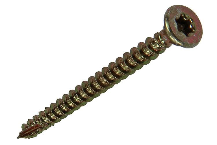 Load image into Gallery viewer, Mack 1018007 - spaanplschr.vzkop-zelfb. geelverz. 55 st 3,5 x 40 mm | 5 stuks
