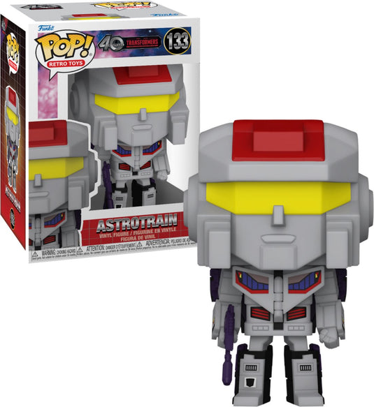 Funko transformers astrotrain vinyl figuur 133 pop! meerkleurig - pvc - fan merch, film