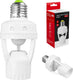 Maclean mce24 - lampfitting met bewegings- en schemersensor - 360°