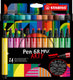 Stabilo pen 68 max arty - viltstift met dikke beitelpunt - set 24 stuks