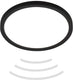 B.k.licht move - led badkamerverlichting - plafondlamp met bewegingsmelder - plafonniere met indirect licht - ø24 cm - zwart
