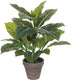Mica decorations kunstplant - philodendron - groen - 49 cm - kunstplanten nepplanten