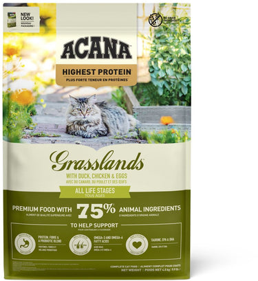 Acana cat grasslands eend kip ei - kattenvoer - 4.5 kg