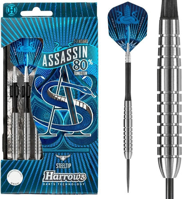 Harrows assassin rg 80% 24 gram - dartpijlen