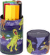 Faber-castell viltstiften - connector dino - 20 stuks in draaiblik - fc-155546