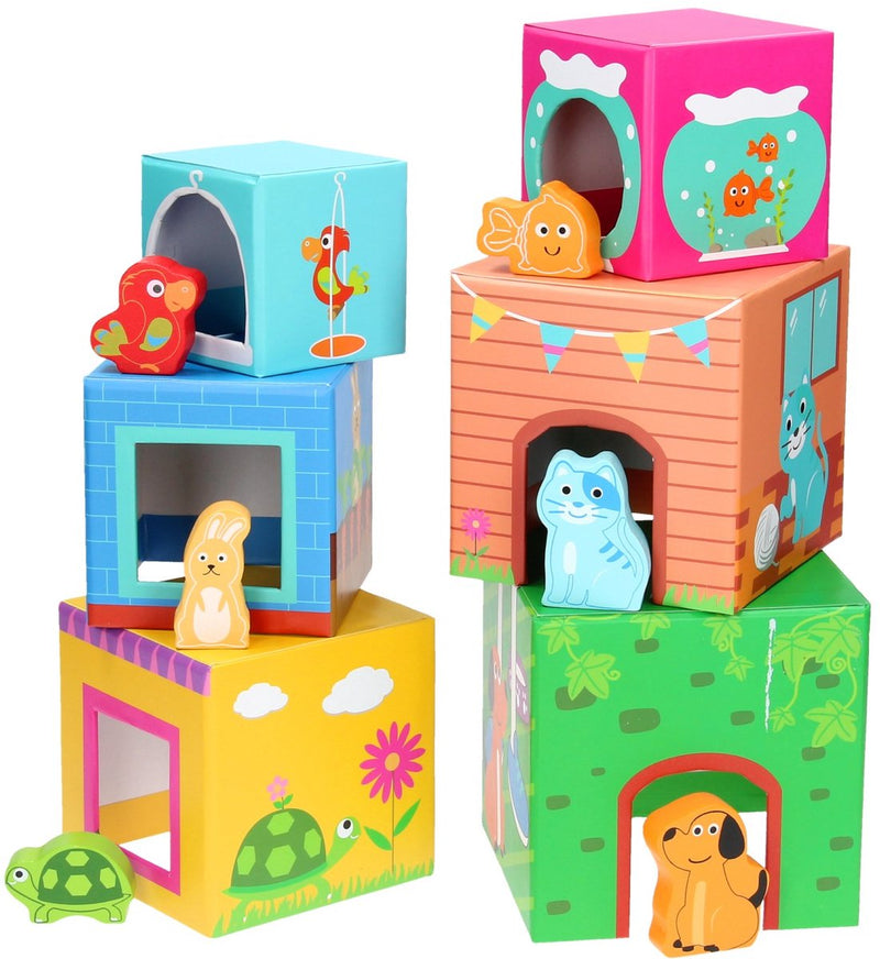 Load image into Gallery viewer, Small foot - stapeltoren met dieren
