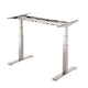 Fellowes zit-sta bureau 96940 zilver t-voet